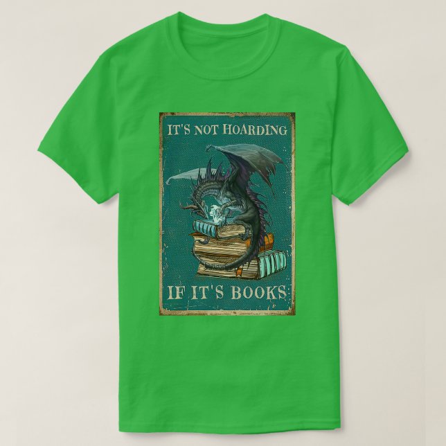 Camiseta No Es Alojamiento Si Sus Libros Regalan Dragón Con (Diseño del anverso)