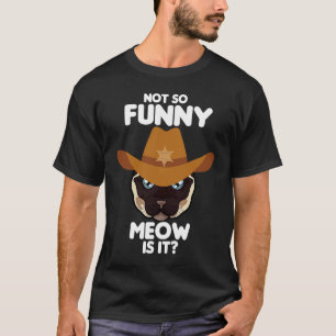 Camiseta No es así  es el maullido  gato siamés
