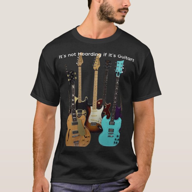 Camiseta No es Atesorar si son Guitarras (Anverso)