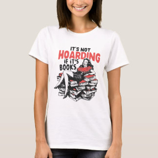 Camiseta No Es Atesorar Si Son Libros Pinup Vintage