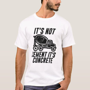 Camiseta No es cemento, es concreto