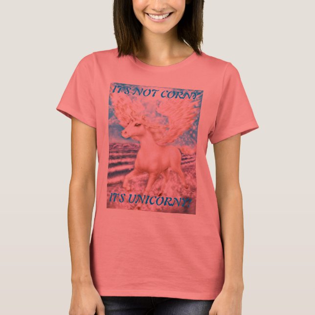 CAMISETA NO ES CORNY - ¡ES UNICORNY! (Anverso)