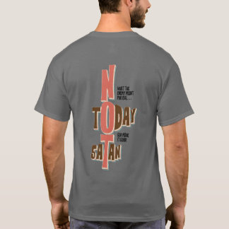 Camiseta No es cristiano en la fe satánica de hoy