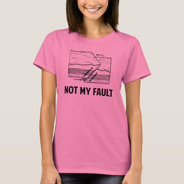 Camiseta No es culpa mía (Anverso)
