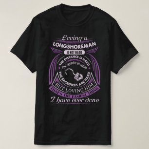 Camiseta No es difícil amar a un hombre de Longshoreman