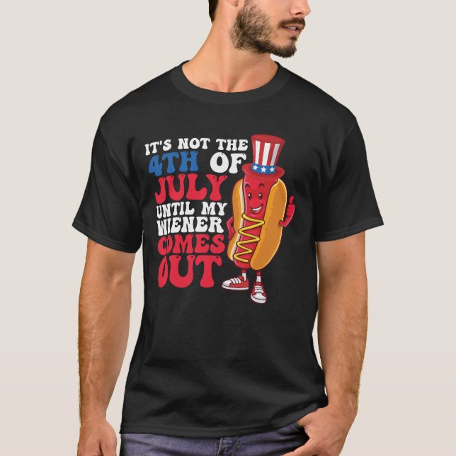 Camiseta No es el 4 de julio hasta que salga mi visera (Anverso)