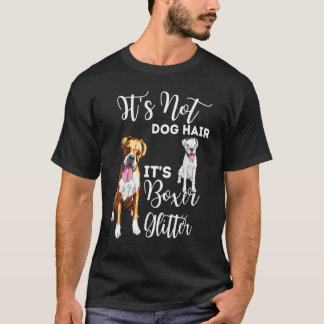 Camiseta No Es El Cabello De Perro Su Purpurina Boxer Cacho