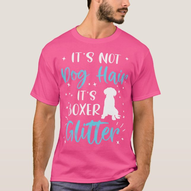 Camiseta No Es El Pelo Del Perro Es El Boxer Funny Purpurin (Anverso)
