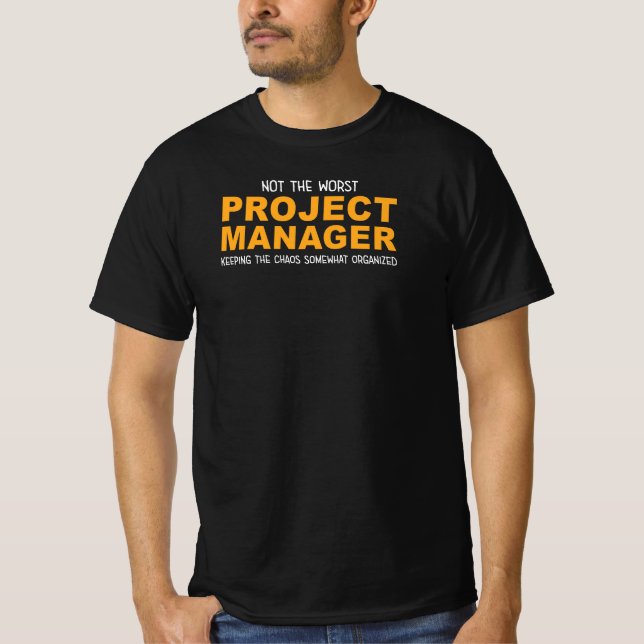 Camiseta No es el peor PM divertido del director del proyec (Anverso)