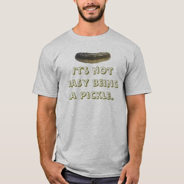 Camiseta No es el ser fácil una salmuera (Anverso)
