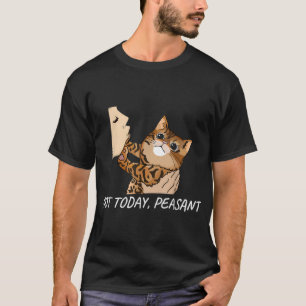 Camiseta No es el único gato bengalí gracioso de un campesi