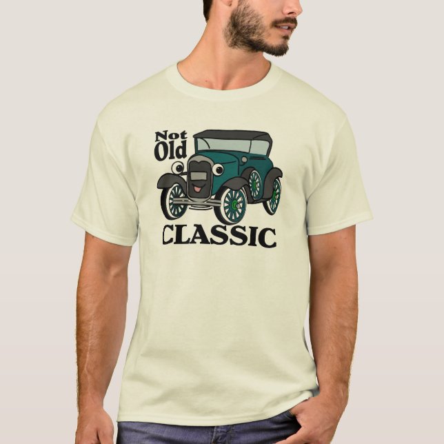 Camiseta No es el viejo auto clásico antiguo (Anverso)