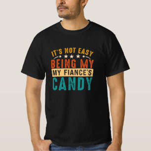 Camiseta No es fácil ser gracioso el brazo de mi novia
