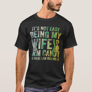 Camiseta No es fácil ser mi esposa un canto retro funn