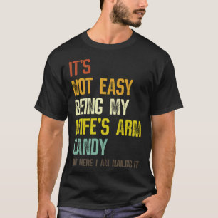 Camiseta No es fácil ser mi esposa un fanático canoso