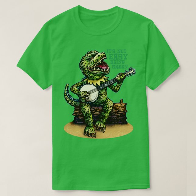 Camiseta No es fácil ser verde (Diseño del anverso)