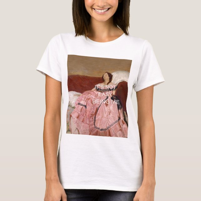 Camiseta No es fácil ser yo (Anverso)