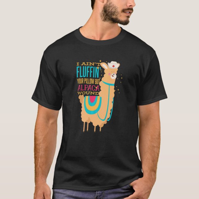Camiseta No es flautista tu almohada, pero las enfermeras d (Anverso)