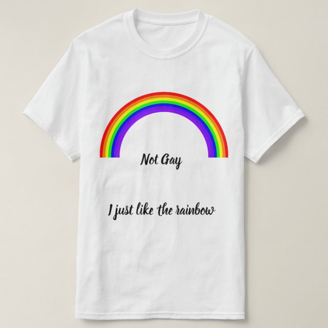 Camiseta No es gay (Diseño del anverso)