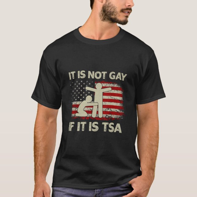Camiseta No Es Gay Si Es La Bandera De Estados Unidos De Se (Anverso)
