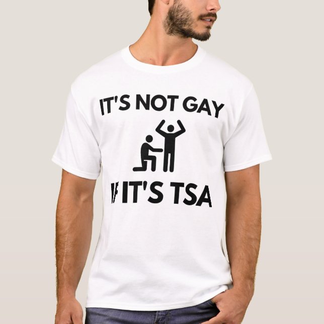 Camiseta No es gay si es TSA (Anverso)