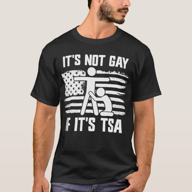 Camiseta No es gay si es TSA (Anverso)