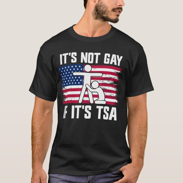 Camiseta No es gay si es TSA (Anverso)