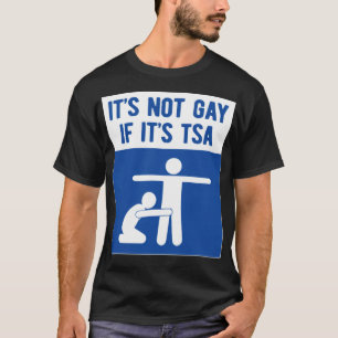 Camiseta no es gay si es tsa lgbt play americano 