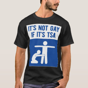 Camiseta no es gay si es tsa lgbt play americano