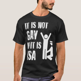 Camiseta No Es Gay Si Es Una Aerolínea De Seguridad Gracios