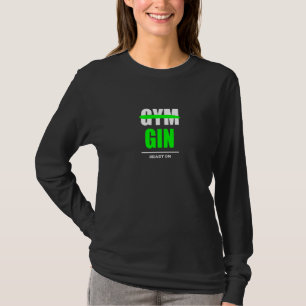 Camiseta No es ginebra de gimnasio  Frases de gimnasio fitn