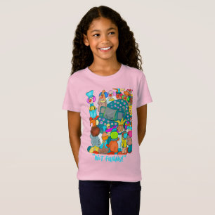 Camiseta ¡No es gracioso! Chica Pink T-Shirt