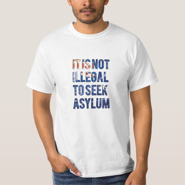 Camiseta No es ilegal buscar el asilo - Australia (Anverso)