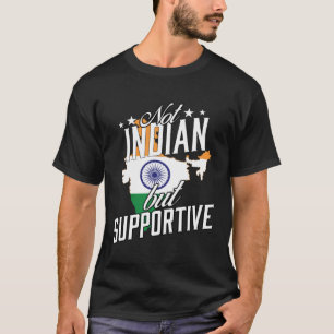 Camiseta No es indio pero apoya al turista indio en