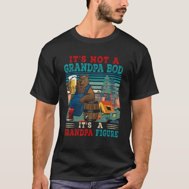 Camiseta No es la sangre del abuelo. Es un oso de papi. (Anverso)