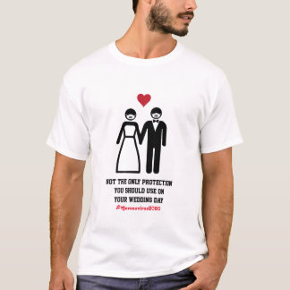 Camiseta No es la única protección | Boda Coronavirus