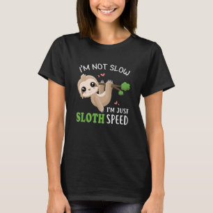 Camiseta No es lento solo soy un animal perezoso de eslora 