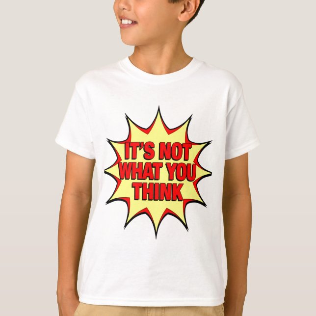 Camiseta No es lo que piensas  (Anverso)