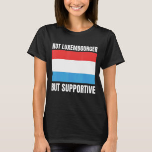 Camiseta No es luxemburguesa sino luxemburguesa solidaria S