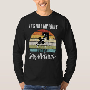 Camiseta No Es Mi Culpa Sagitario Signo Zodiac Gráfico
