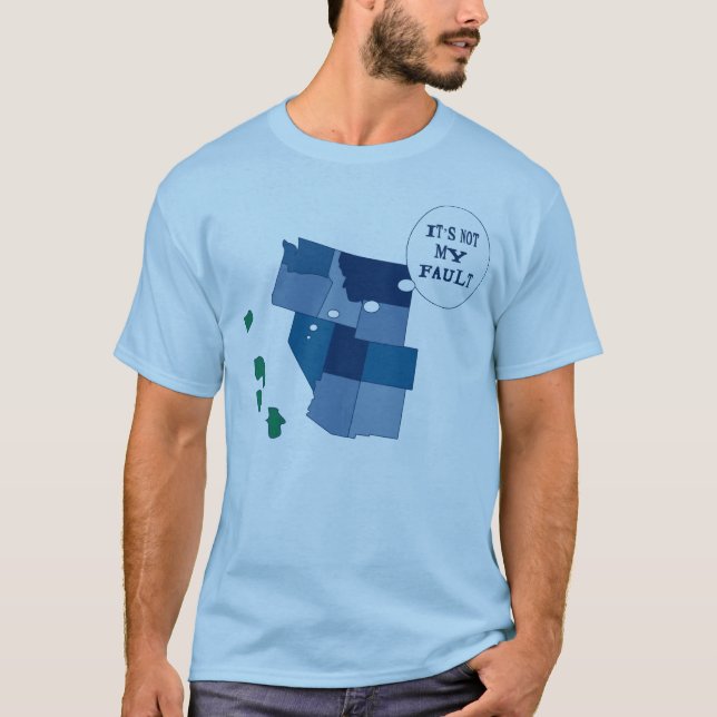 Camiseta ¡No es mi falta! (Anverso)