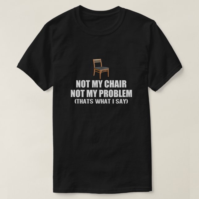 Camiseta No es mi presidenta, no mi problema esencial (Diseño del anverso)