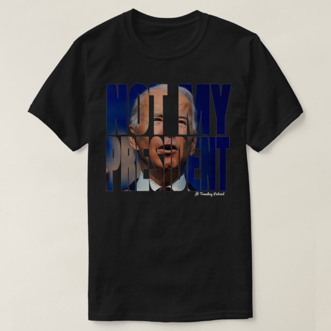 Camiseta No es mi presidente (Diseño del anverso)