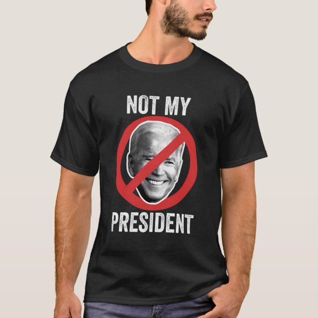 Camiseta No es mi presidente (Anverso)