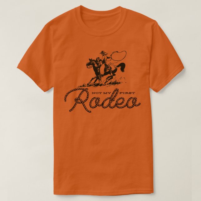 Camiseta No es mi primer rodeo (Diseño del anverso)