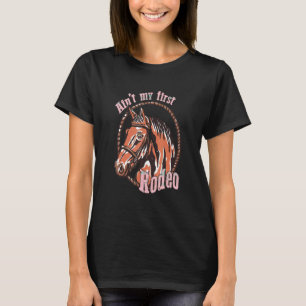 Camiseta No Es Mi Primer Rodeo Retro Vaquero Cuero De Cabal