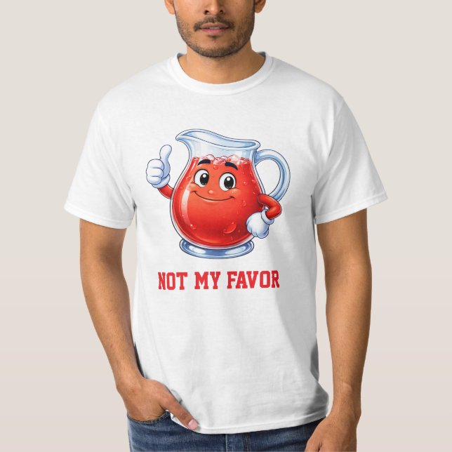 Camiseta No Es Mi Sabor De Kool Aid (Anverso)