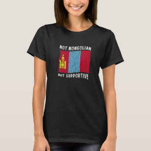 Camiseta No es mongol, pero apoya el sistema Inspira