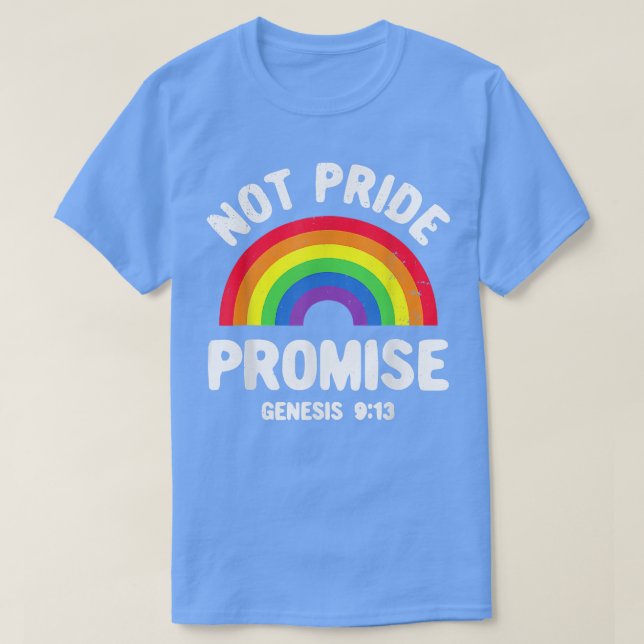 Camiseta No Es Orgullo Promesa Lgbt Hombres Cristianos Orgu (Diseño del anverso)