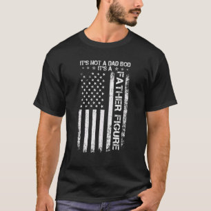 Camiseta No es papá Bob Su Padre Figura La Bandera Estadoun
